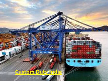 custom duty charges in India with Importer Name