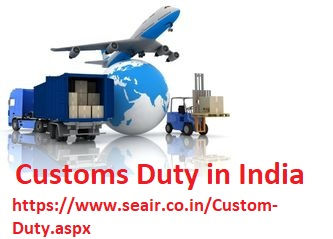 Import Duty for India to Import products to India