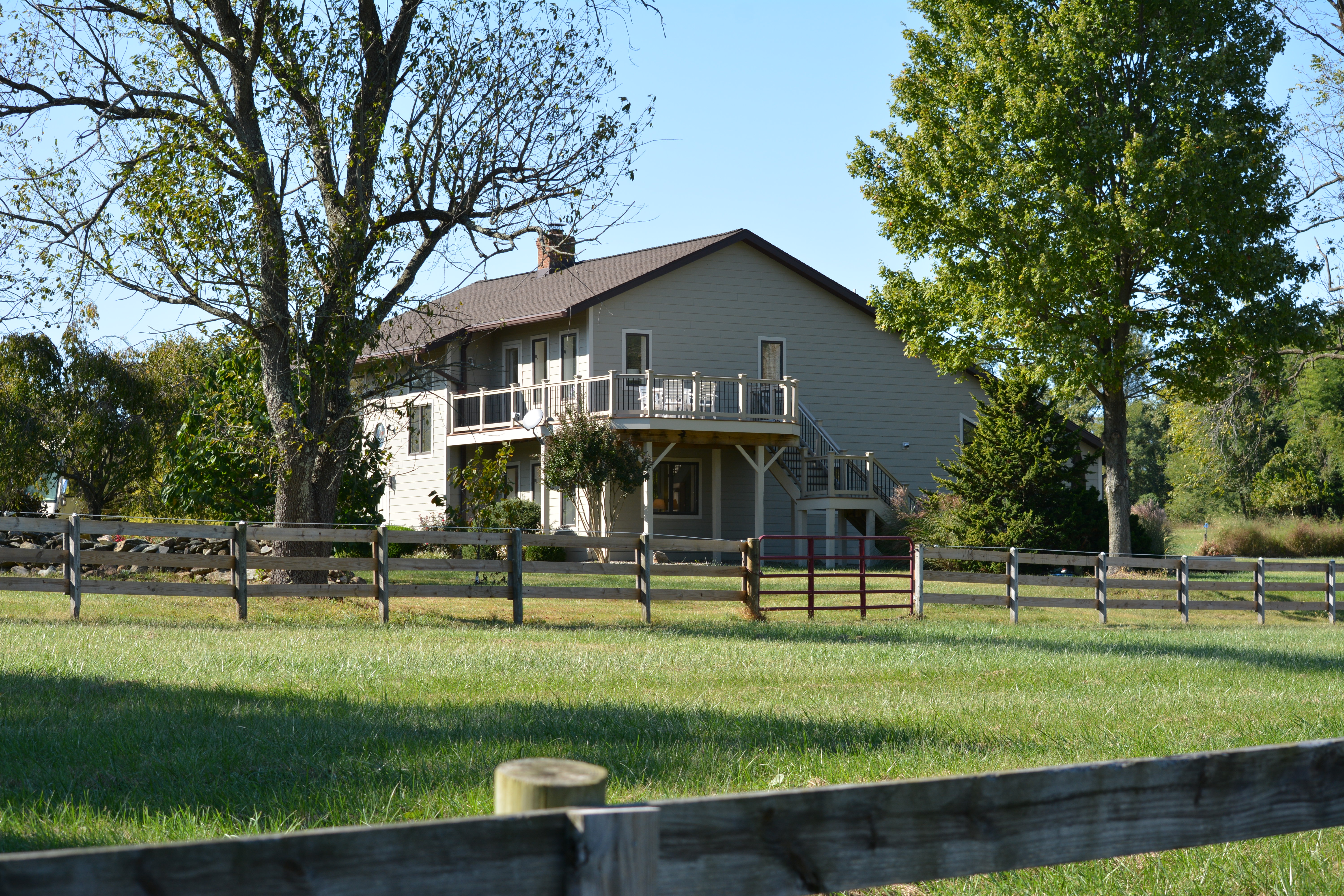 Eastern face of home.