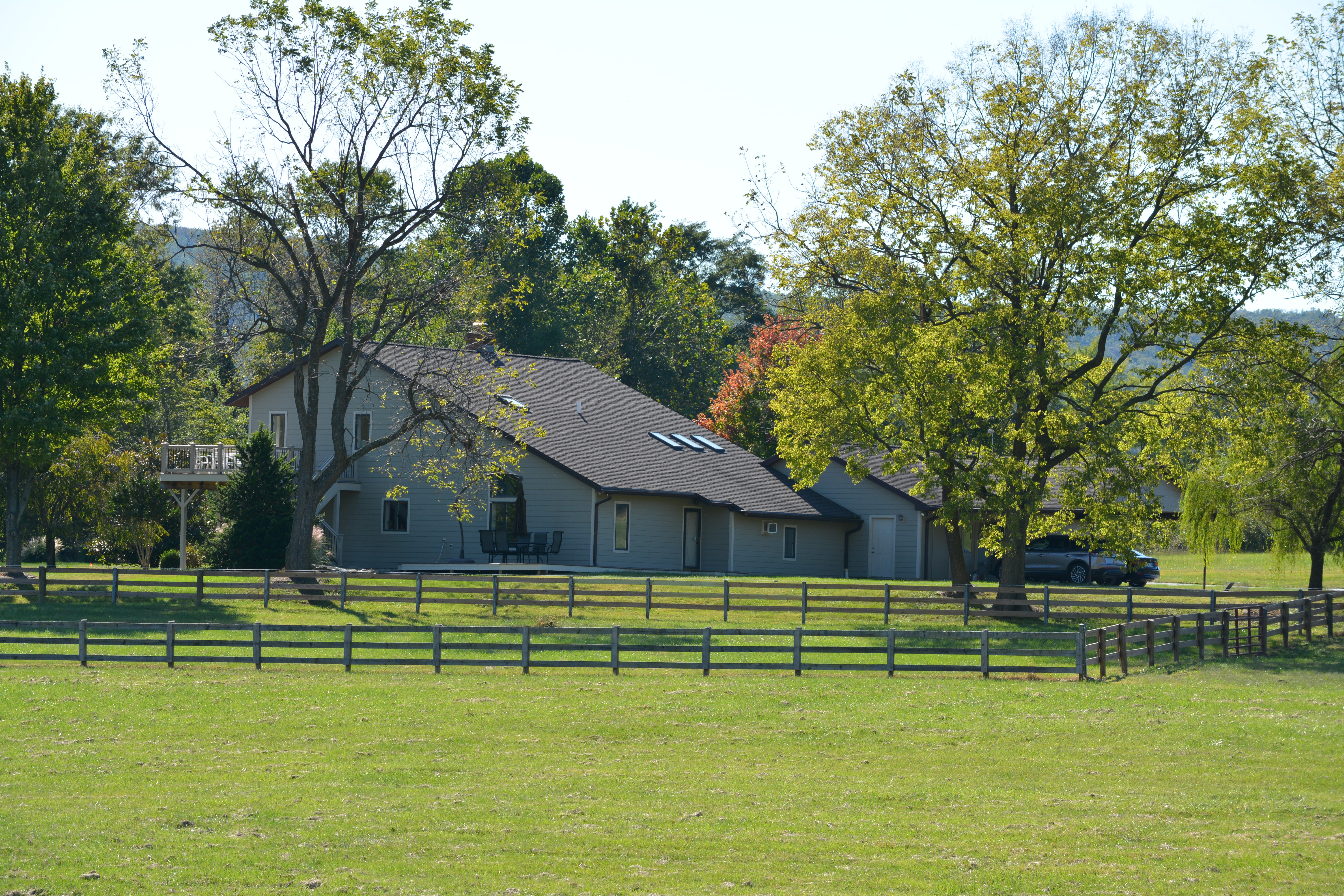 Northeastern face of home.