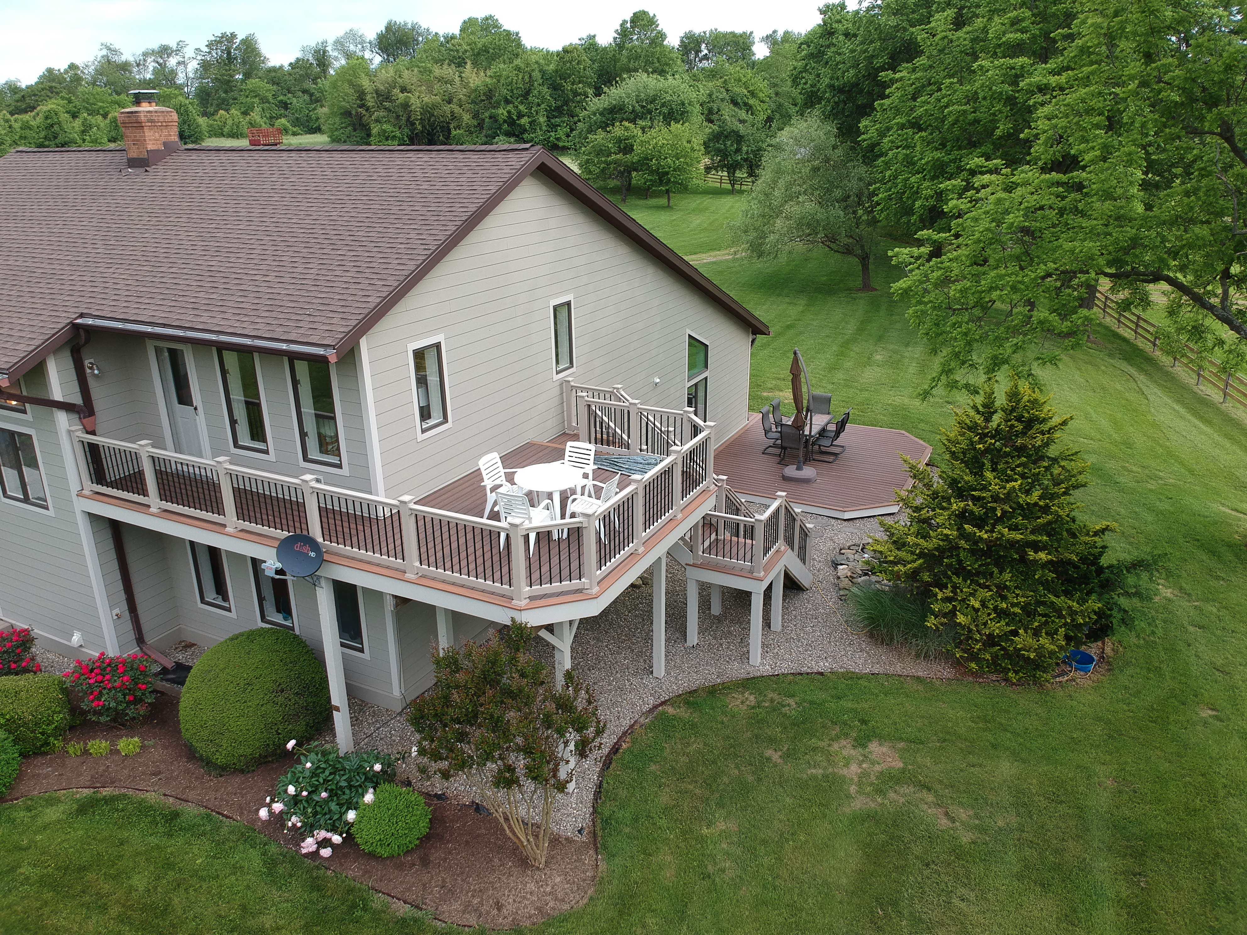 Southeastern face of home.