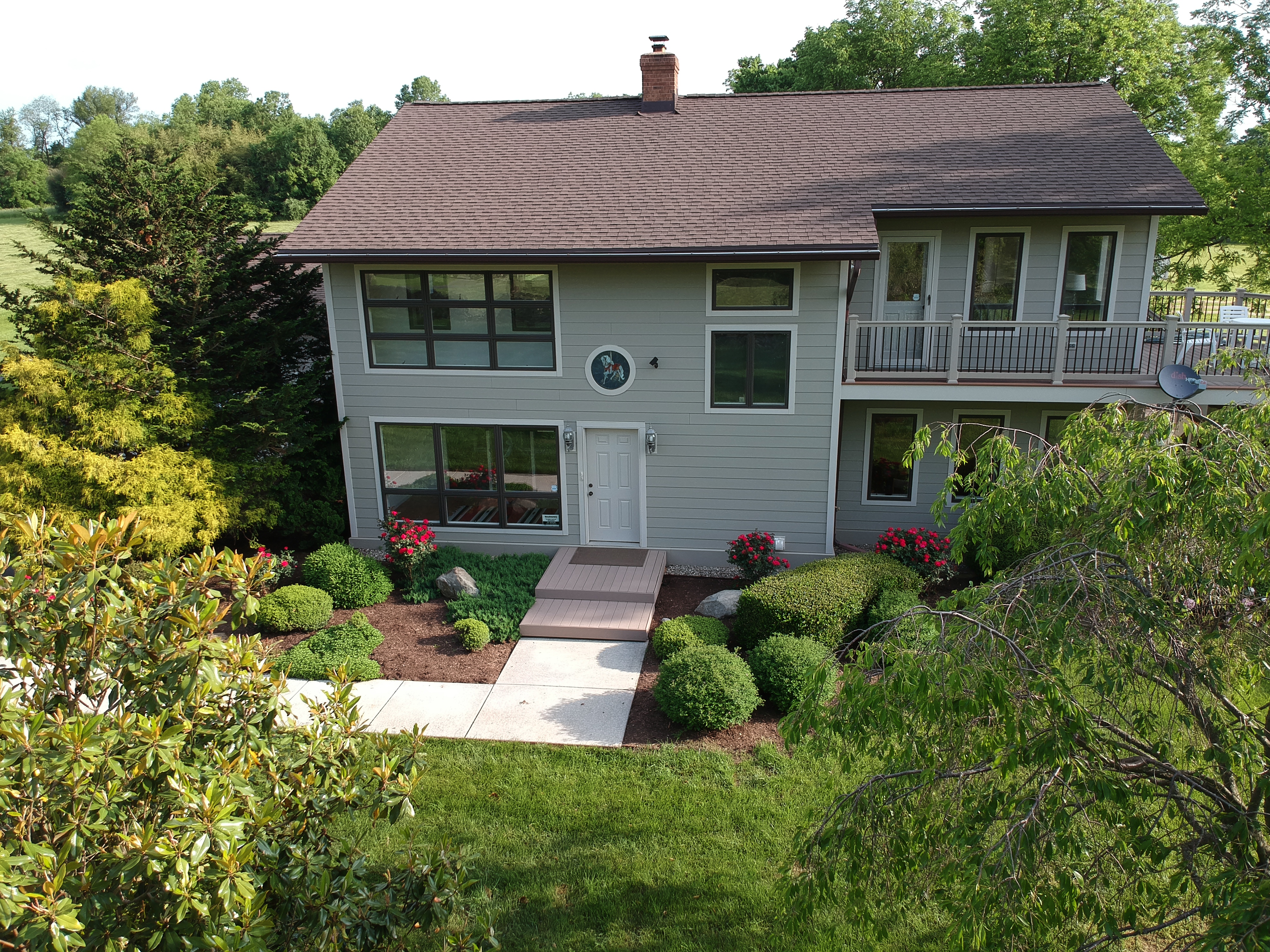South face of home.
