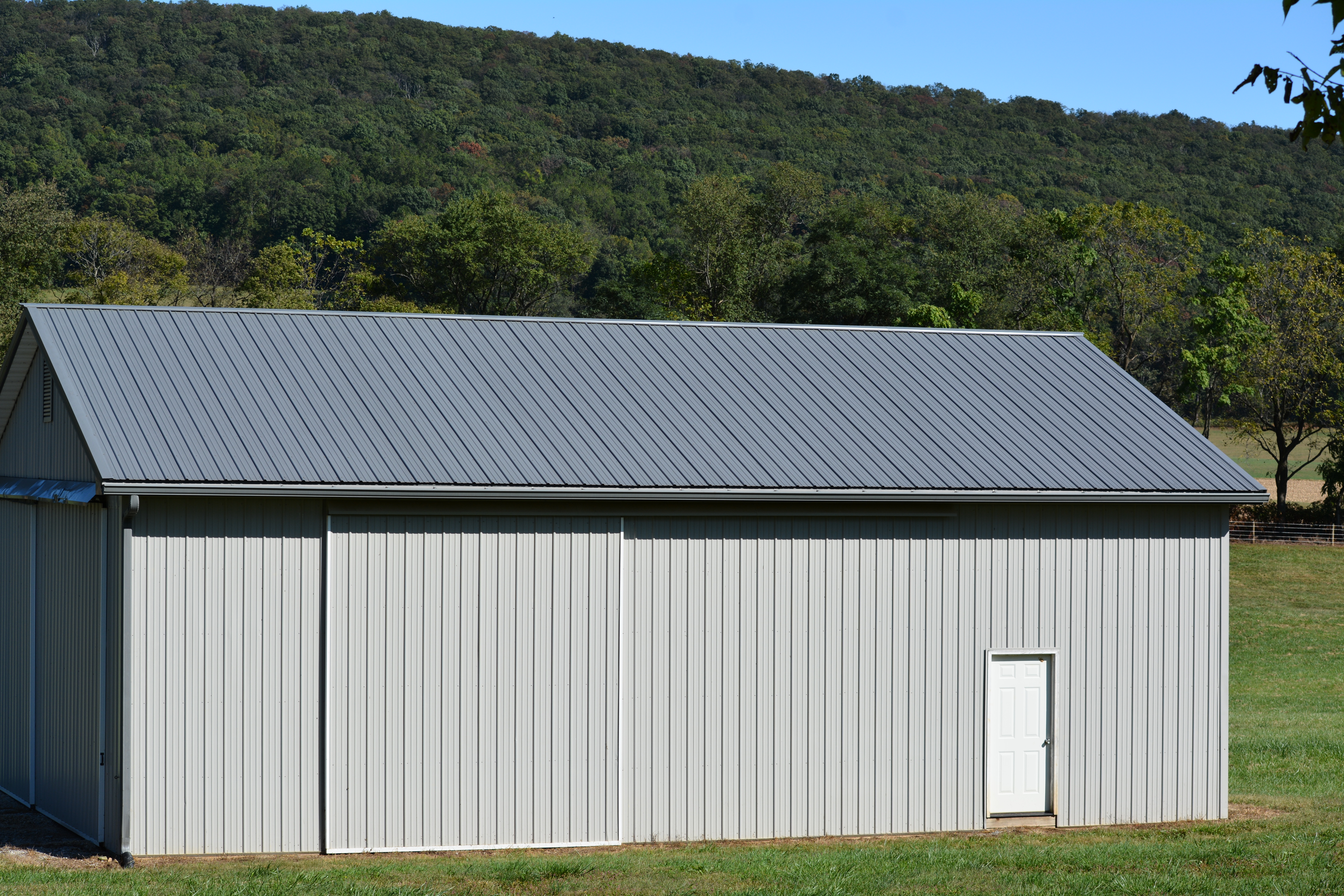 West barn side.