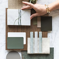 Moodboard materiali Consulenza Interior Design