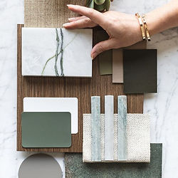 Moodboard materiali Consulenza Interior Design