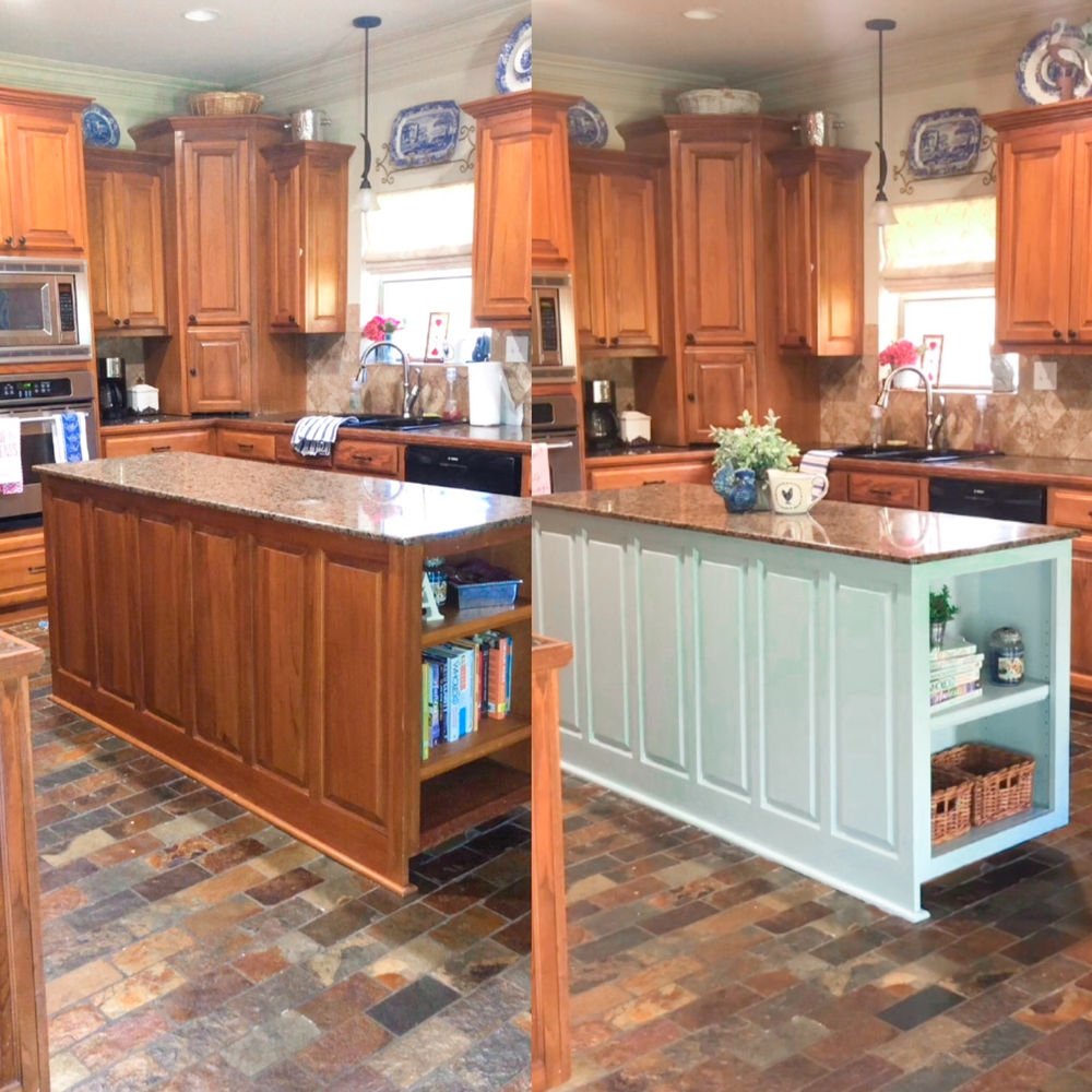 Painting the Kitchen Island