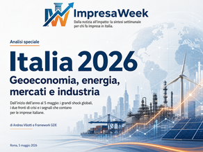 Geoeconomia imprese italiane 2026