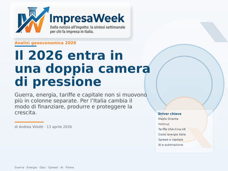 Il 2026 entra in una doppia camera di pressione