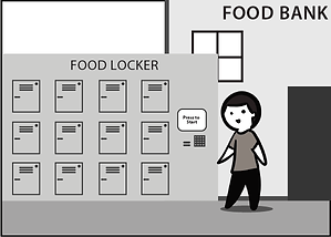 Smart Food Locker Website Infographics -