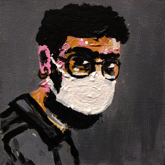 na hora certa no tempo errado, obra de henrique montagne, pintura, 2020