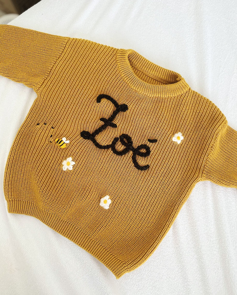 Queen Bee-Be – Personalized Name Sweater