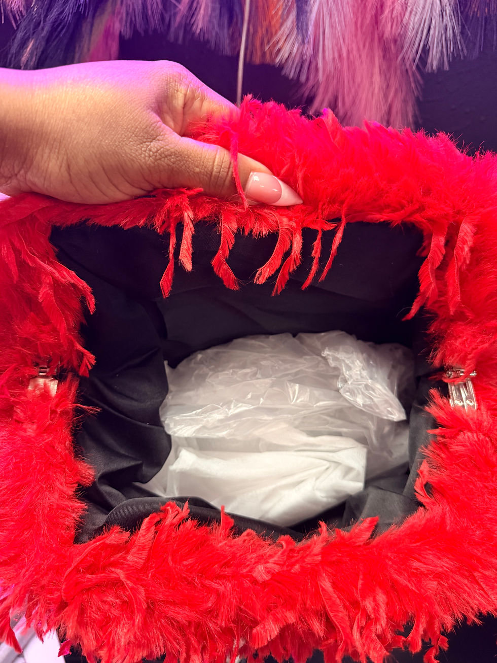 Thumbnail: Black Fur Purse