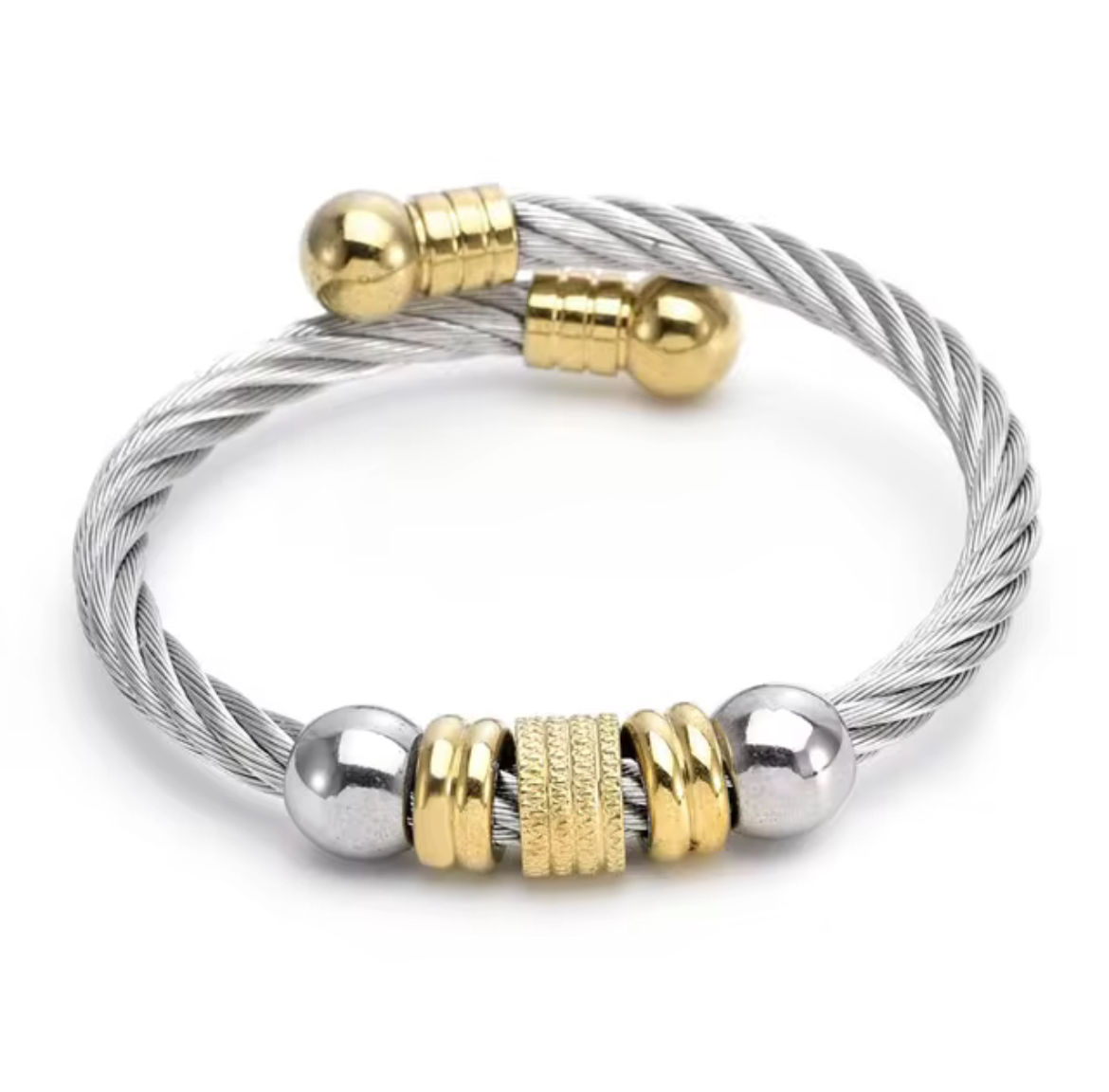Stainless Steel Gold & Sliver 