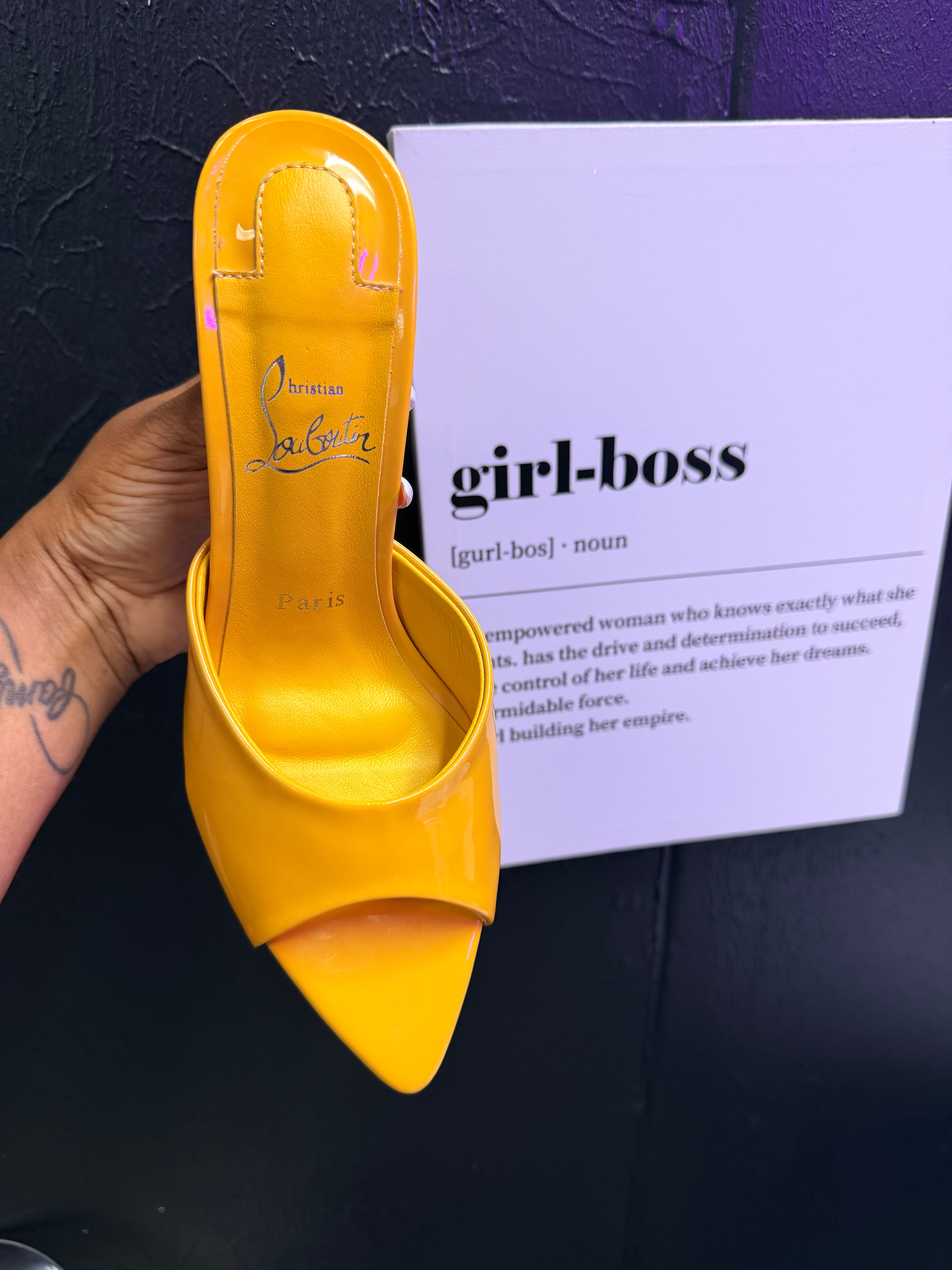 Mellow Yellow Red Bottoms 
