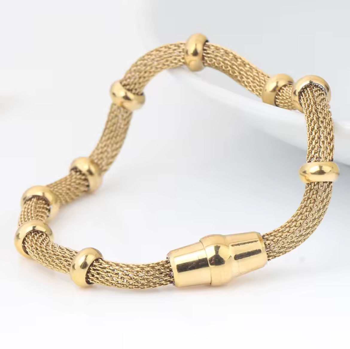 Gold Stainless Steel Bracelet 