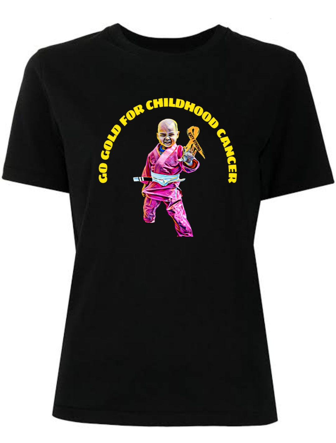 Women's Tee Team Katy Go Gold