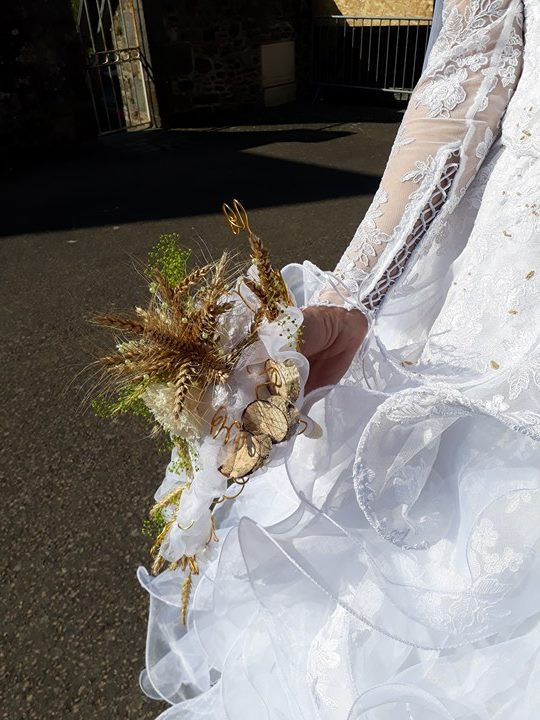 Miniature : bouquet eternel theme blé et bois