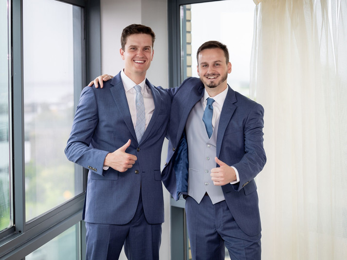 From Suit to Smile: The Galmont Hotel's groom prep through Victoria's Art Photography - a visual journey capturing the transformation and joy before the special day