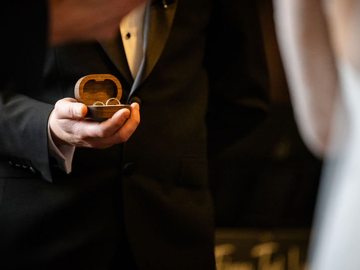 An emotional “I do” at the Macreddin Chapel in Wicklow