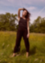 Black Top & Trouser Set