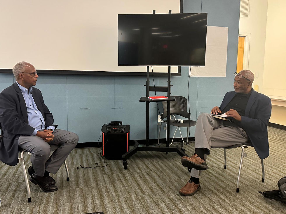 Conversation between the author and Dr. Ghirmai Negash