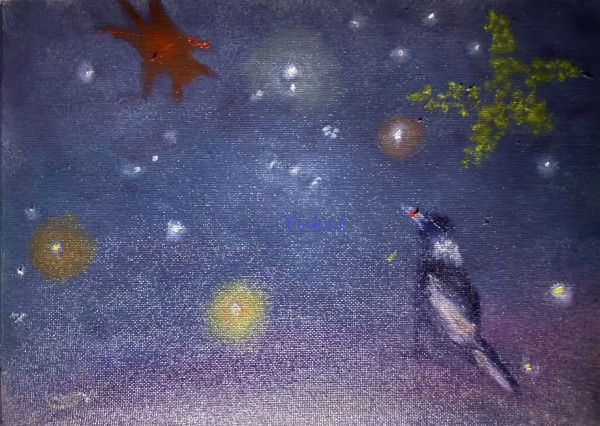 "春の囁き” "Whisper of Spring"