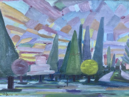 "夜明けの会話” "Conversation at dawn"