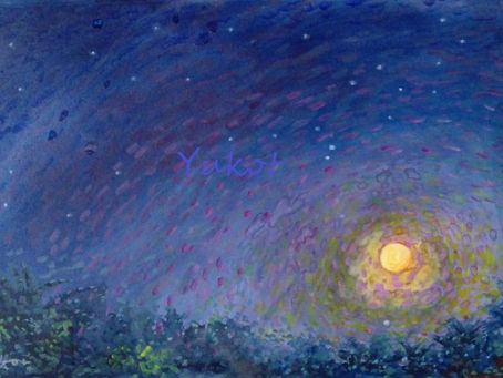"冬の満月” "Full moon in winter"