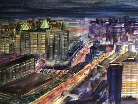 "街の明かり”"City lights"