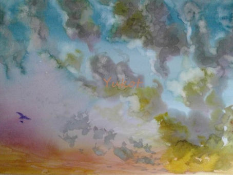 ”モクモク雲” "Rising cloud"