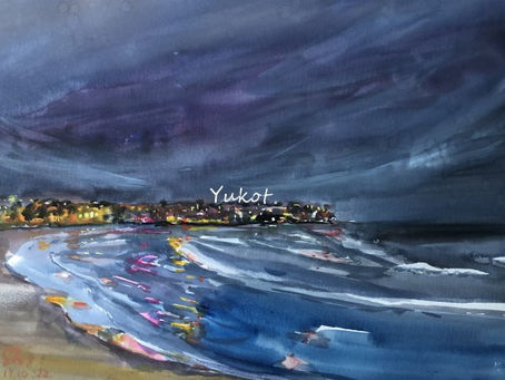 "ボンダイビーチの灯り”