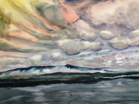 ”空、大地、水”" Sky, Land and Water"