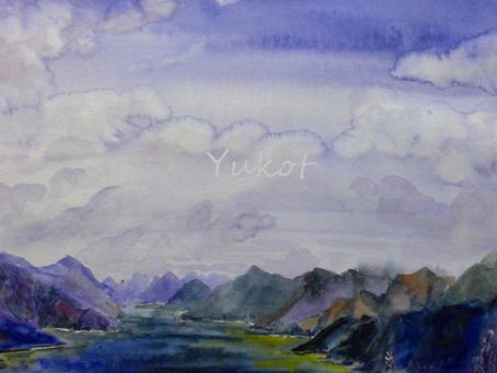 "天と地”" Sky and land"
