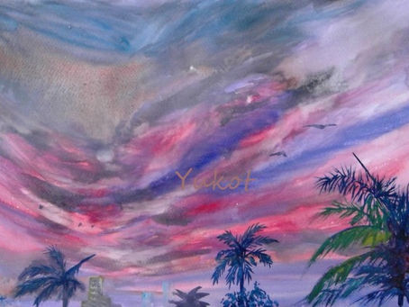 "不安なお空” "Fear of sky"