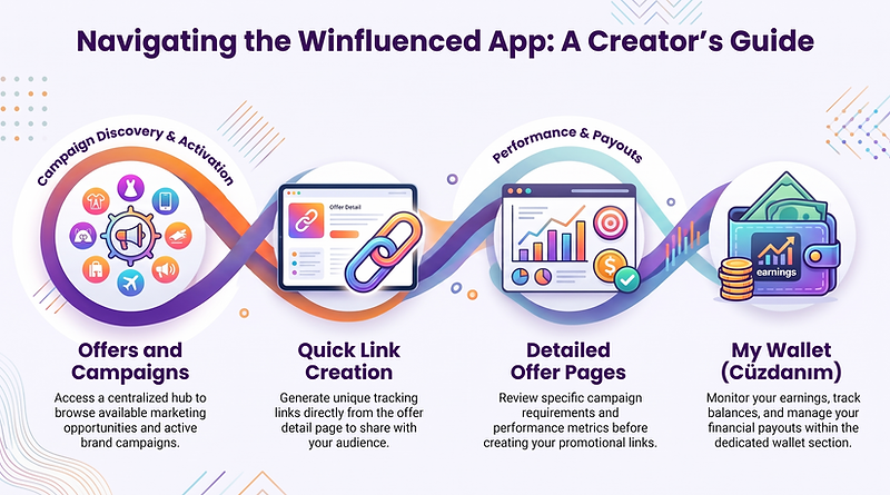 winfluenced app infographic