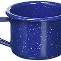 small enamel coated steel cup