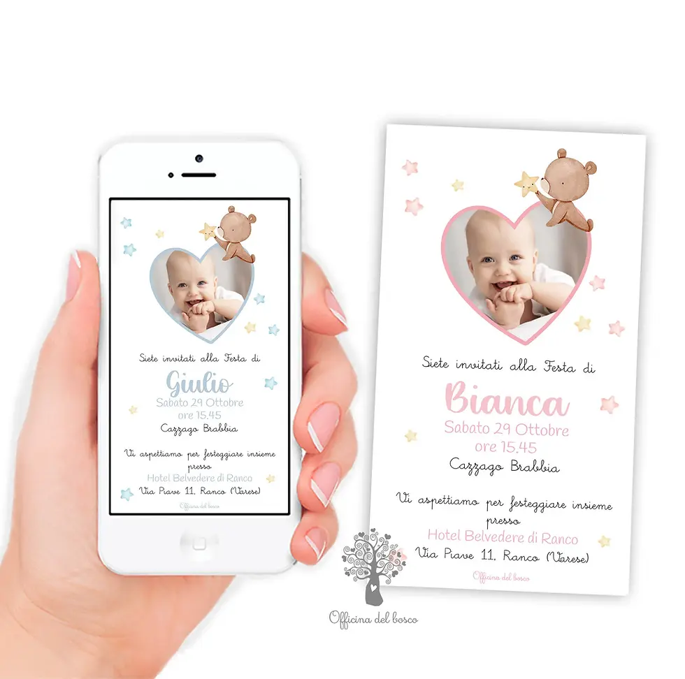 Invito digitale per whatsapp compleanno