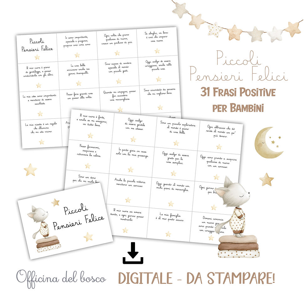 31 Frasi Positive per Bambini
