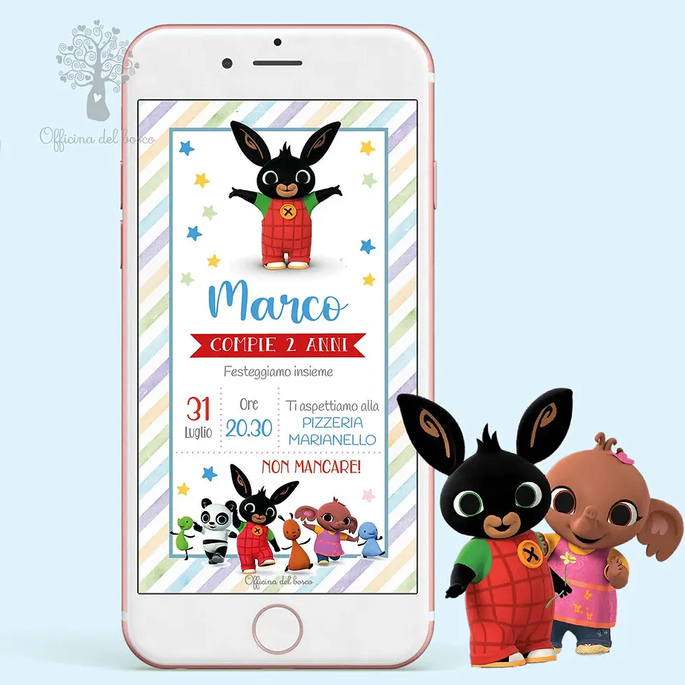 Miniatura: invito digitale compleanno