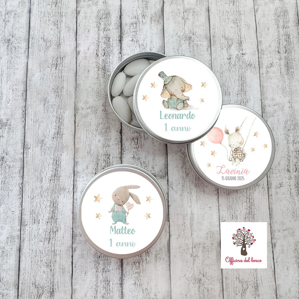 Scatoline Porta confetti Personalizzate