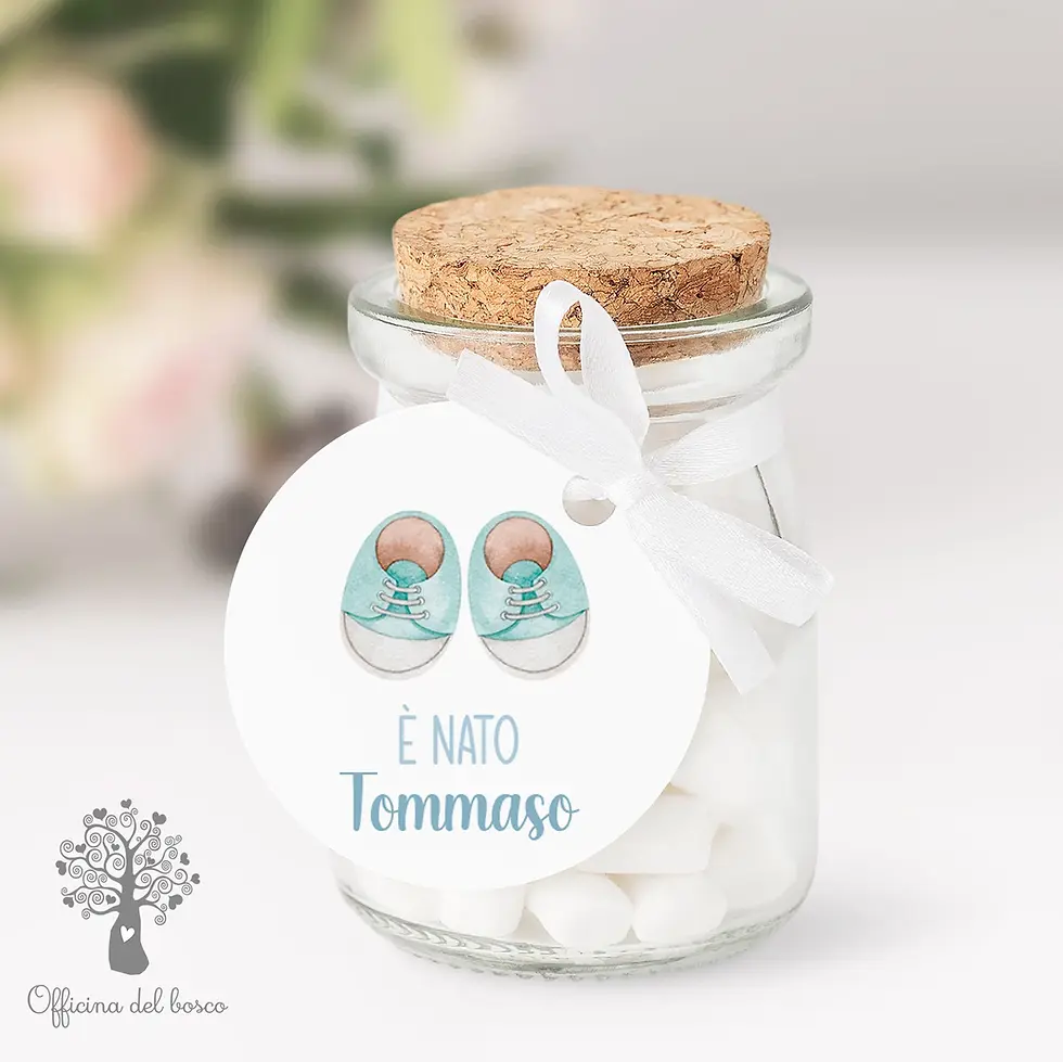 Miniatura: 10 Bigliettini  Nascita Personalizzati