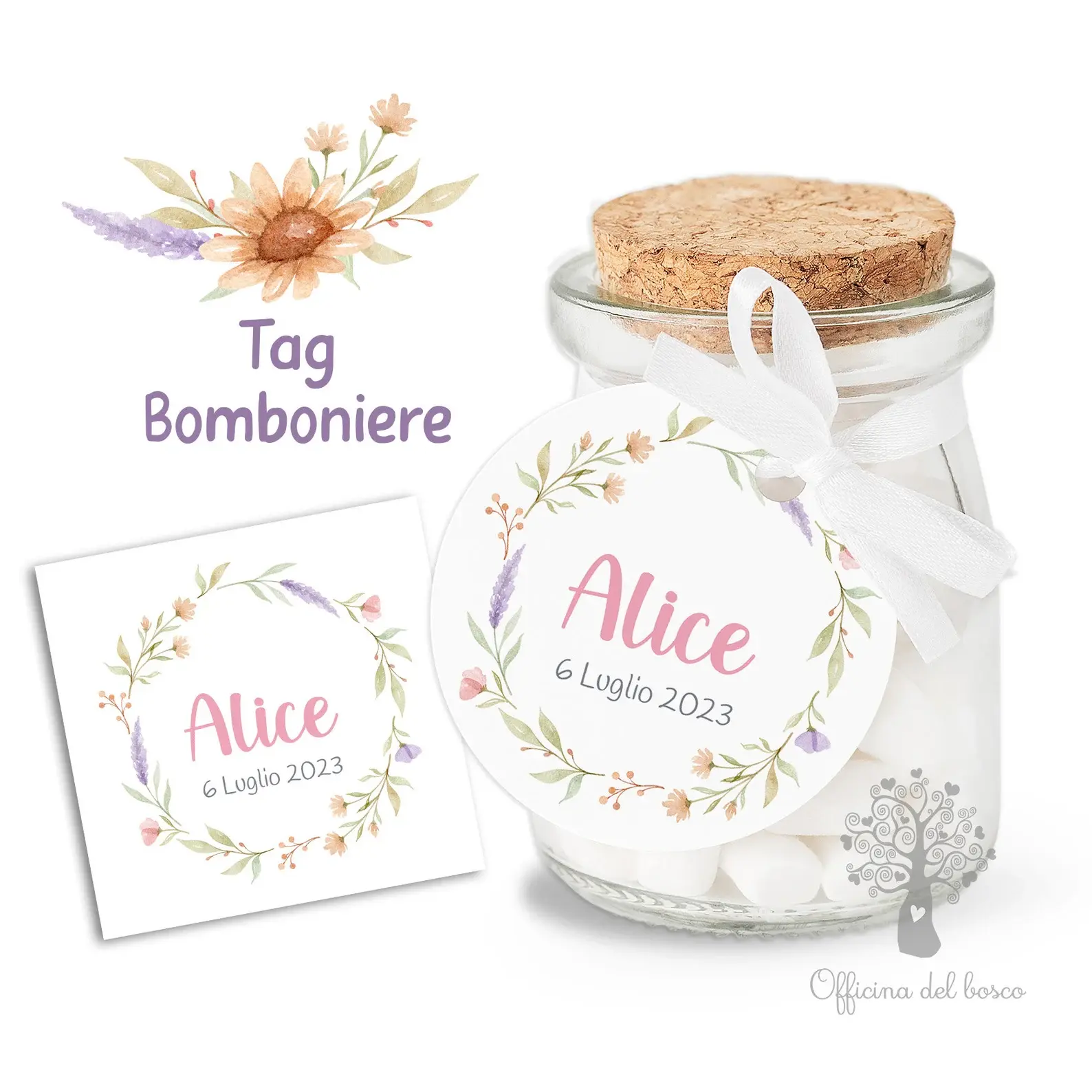 teg bomboniera fiori