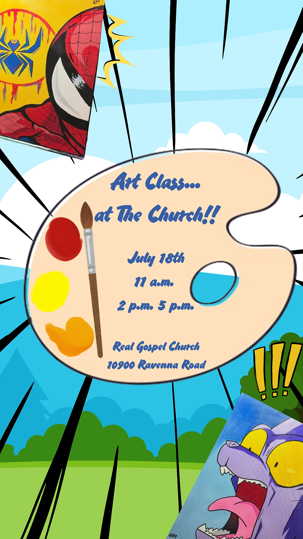 Paint & Praise Classes 11:00AM, 2:00PM, 5:00PM
