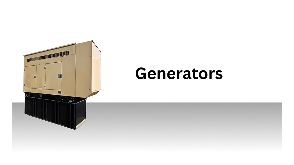 Generator maintenance and repair