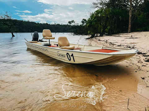 Serena Rio Preto Lodge - Barco Mercury 30 HP - Rio preto da eva