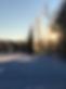 Soleil levant en ski de fond et raquette