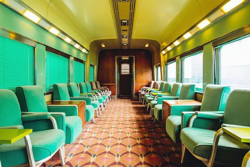 Vintage 20th Century Limited locomotive — Accidentally Wes Anderson