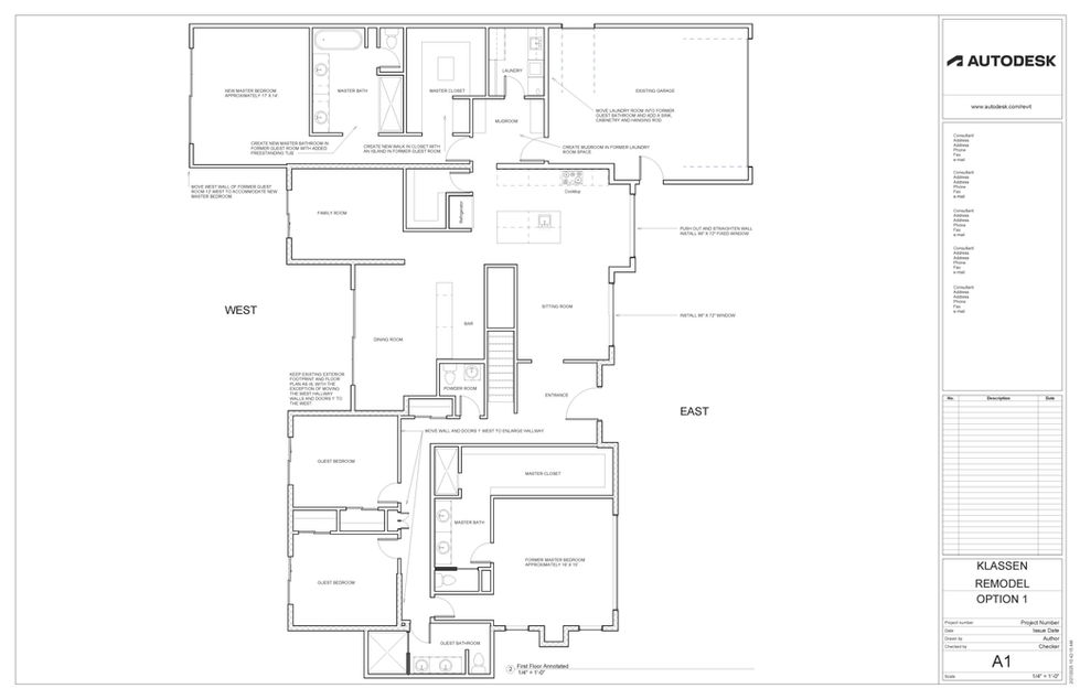 Klassen Remodel Option 1
