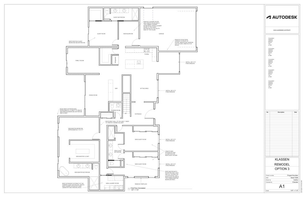 Klassen Remodel Option 3