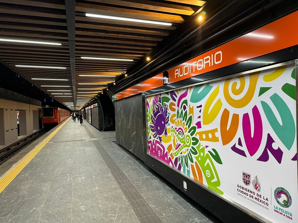 REMODELACIÓN DE LA ESTACIÓN AUDITORIO DEL METRO DE LA CDMX